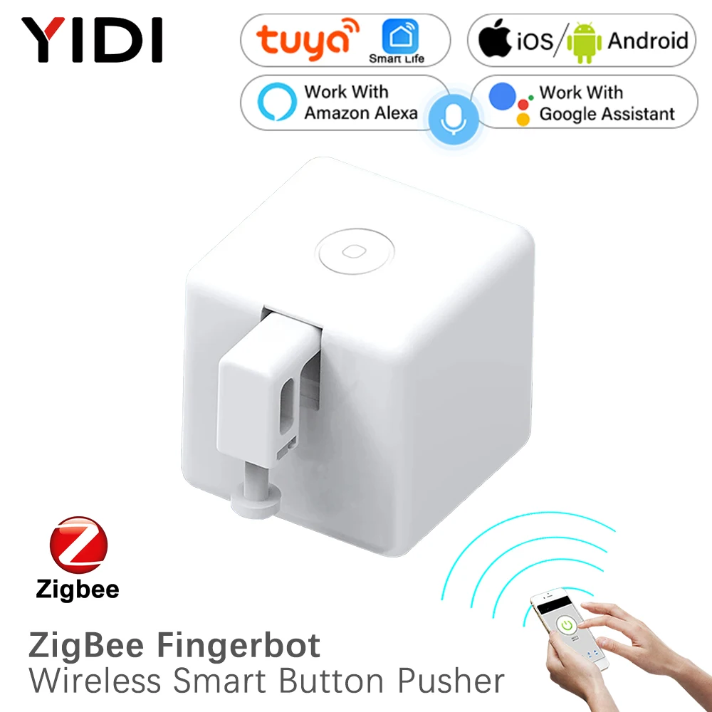 Smart Home Voice Assistant - สมาร์ท ZigBee Fingerbot ไร้สายปุ่มสวิทช์อัตโนมัติ Pusher Finger