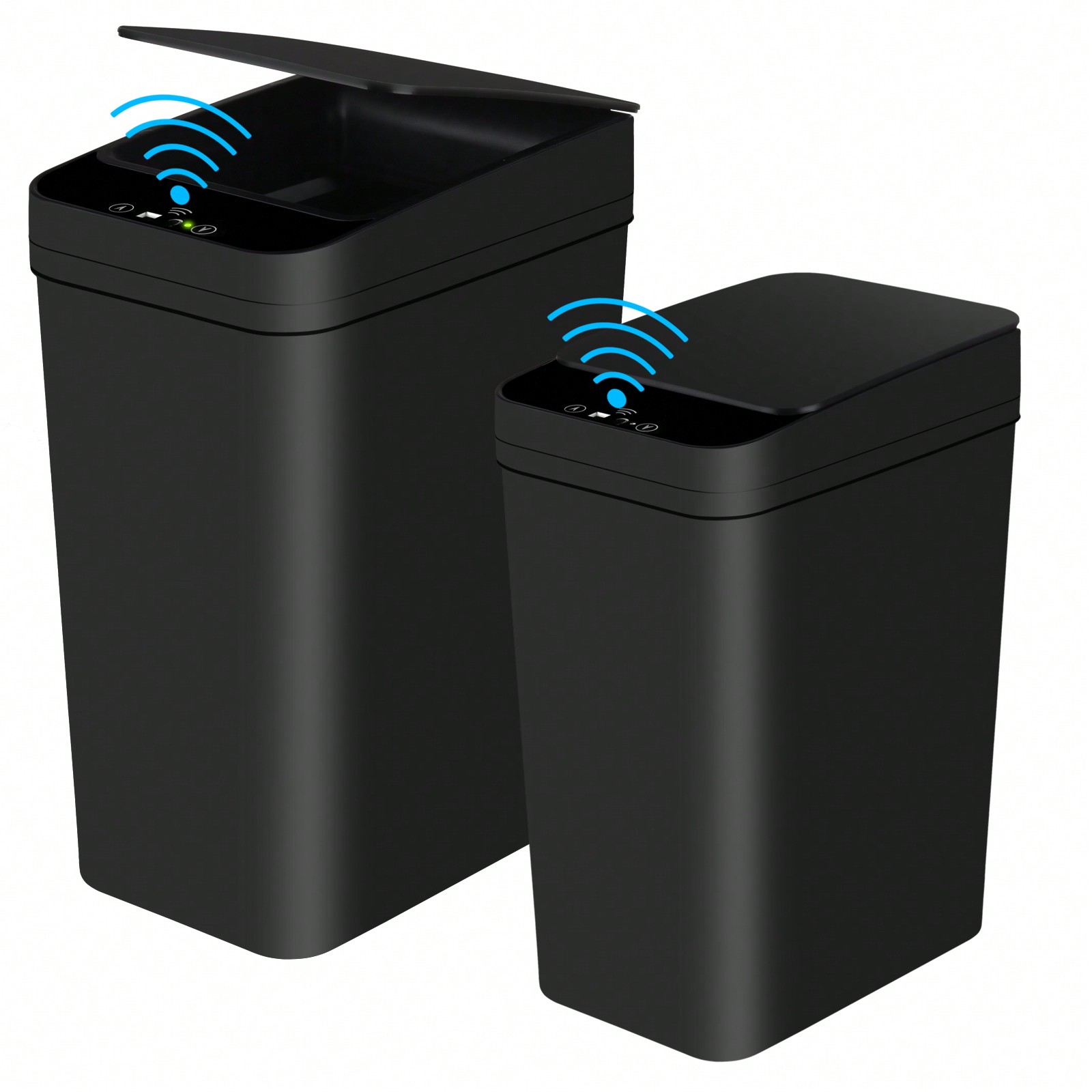 Smart Home Junkie - ชุด 2 ชิ้น ถังขยะอัตโนมัติสำหรับห้องน้ำ ขนาด 2.2