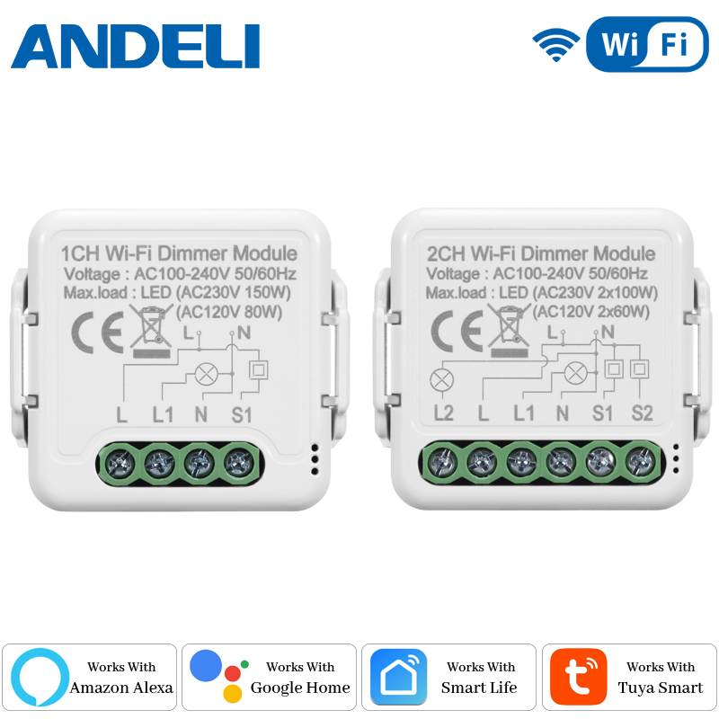 Smart Home Google Assistant - DIY Wifi Smart Dimmer Switch Module