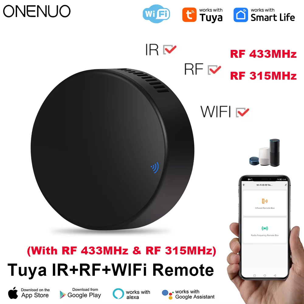 Universal Remote Smart Home - Tuya WiFi RF IR รีโมทคอนโทรล 433MHz/315MHz