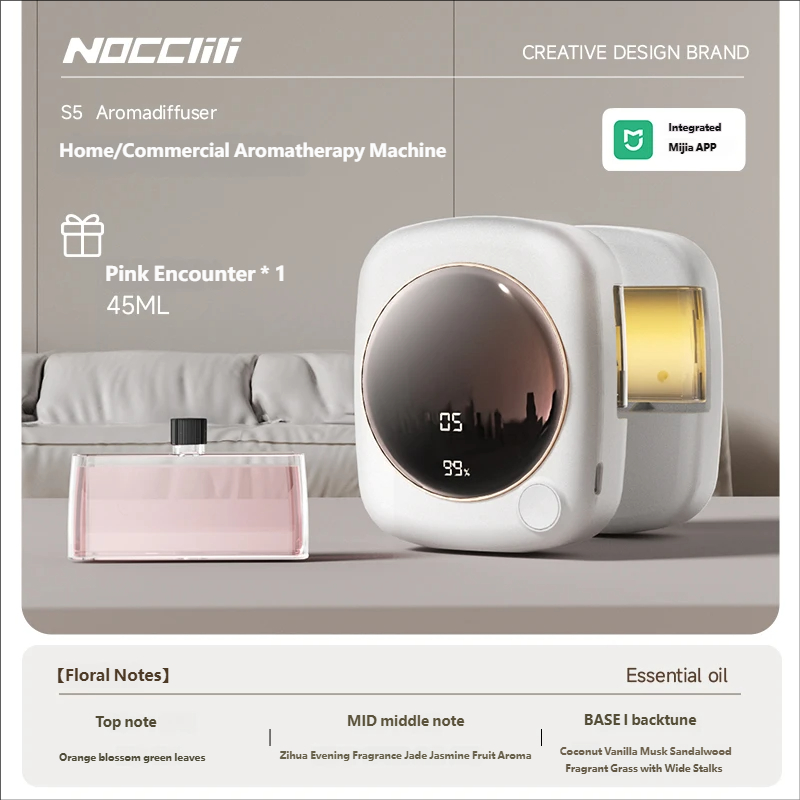 Smart Home Fragrance Diffuser - เครื่องกระจายกลิ่นอโรมาอัตโนมัติ เครื่องหอมปรับอากาศ เครื่องเพิ่มความชื้นในอากาศ เครื่องจ่ายน้ำมันหอมระเหยสำหรับห้องน้ำ
