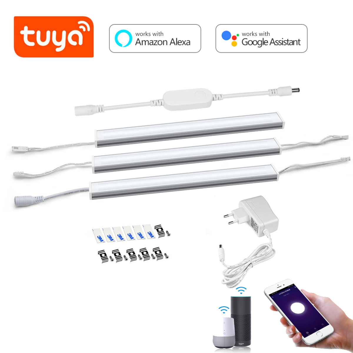Smart Home Kitchen - ชุดไฟ LED อลูมิเนียมแบบแท่ง Smart Tuya Wifi
