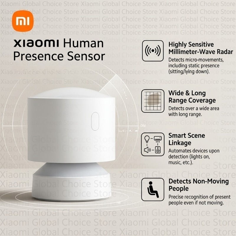 Smart Home Fragrance Diffuser - เซ็นเซอร์ตรวจจับการเคลื่อนไหวของมนุษย์ Xiaomi Bluetooth 5.0 สมาร์ทไร้สาย เชื่อมต่อกับบ้าน