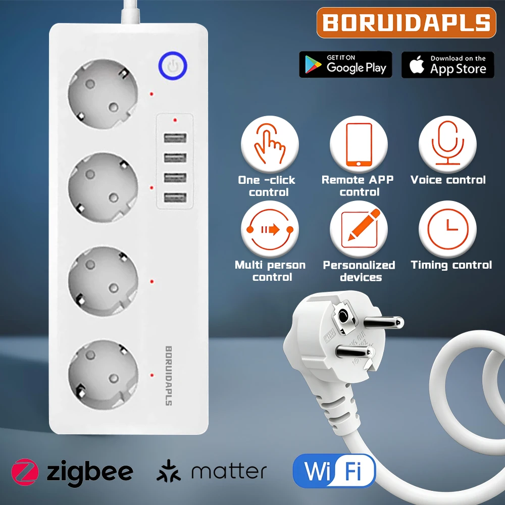 Smart Home Or Smart Home - BORUIDAPLS ZigBee Matter WiFi สมาร์ทพาวเวอร์บอร์ด ตัวตั้งเวลา