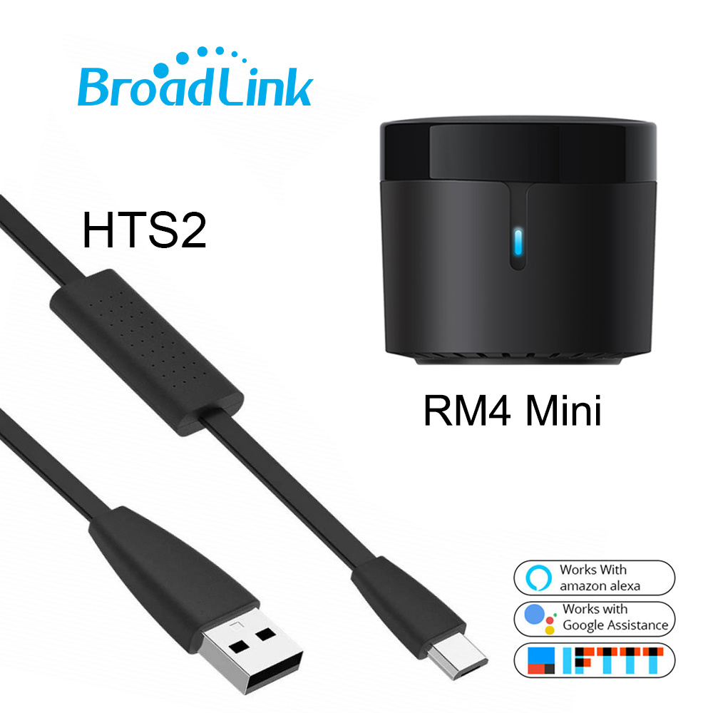 Universal Remote Smart Home - รีโมทคอนโทรลอัจฉริยะ Broadlink RM4 Mini อินฟราเรดอเนกประสงค์ รองรับเสียงและภาพ