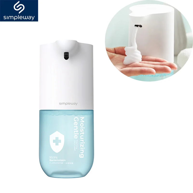Smart Home Ecosystems - Simpleway เครื่องจ่ายสบู่อัตโนมัติอัจฉริยะ, เครื่องล้างมืออัจฉริยะเครื่องจ่ายโฟมเซ็นเซอร์อินฟราเรด0.25วินาทีมีความแม่นยำสูงสำหรับบ้าน Xiaomi
