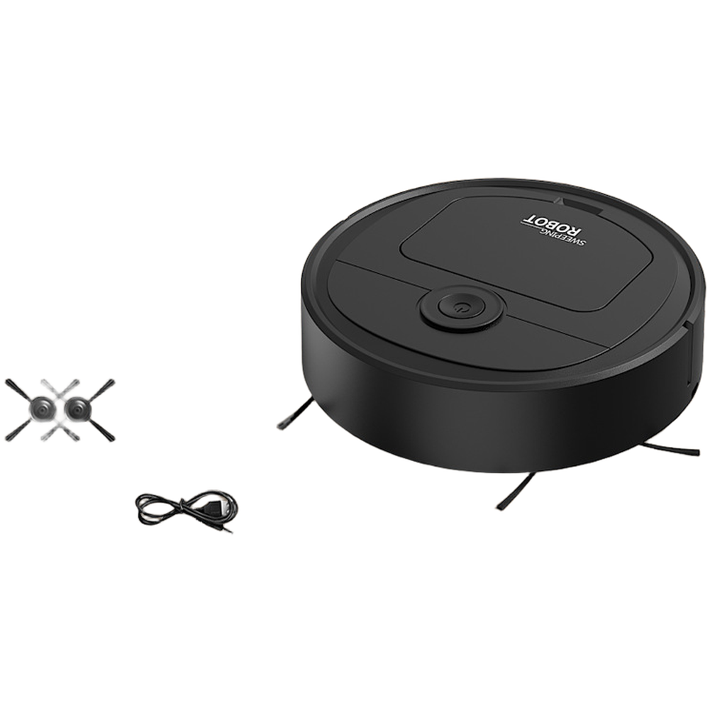 Vacuum Cleaner Smart Home - หุ่นยนต์ดูดฝุ่น 5 ซม. เครื่องกวาดพื้นแบบบาง ชาร์จ USB
