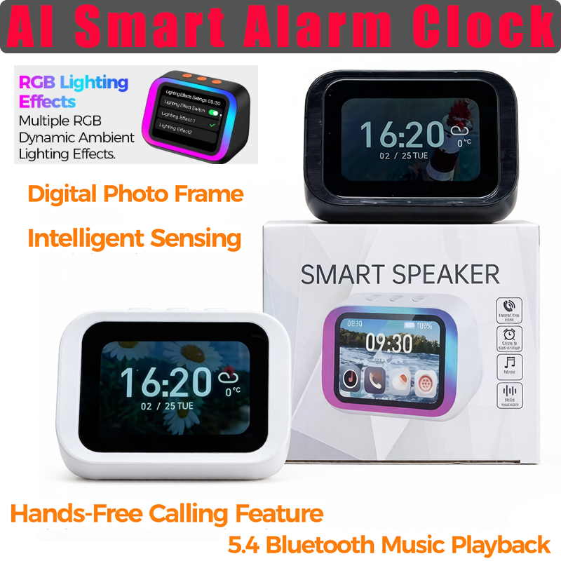 Smart Home Voice Assistant - ลำโพงบลูทูธ AI 5.4 พร้อมผู้ช่วยเสียง AI หน้าจอสัมผัส