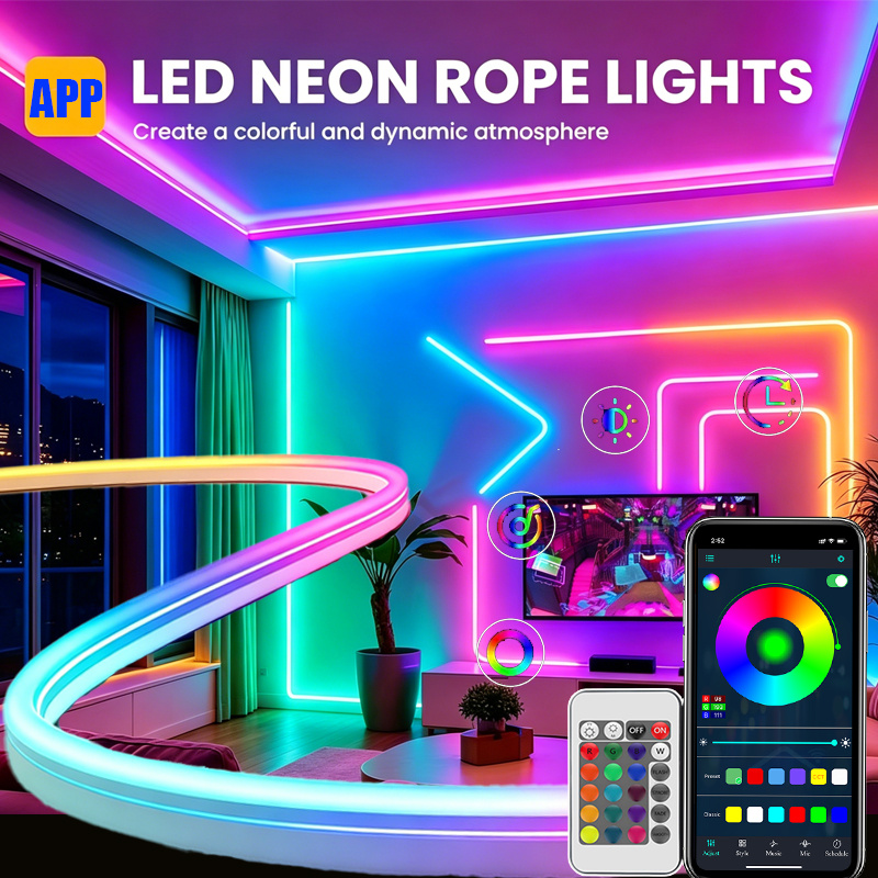 Smart Power Strip - ไฟ LED แถบนีออน RGB แบบสมาร์ท ใช้พลังงานจาก