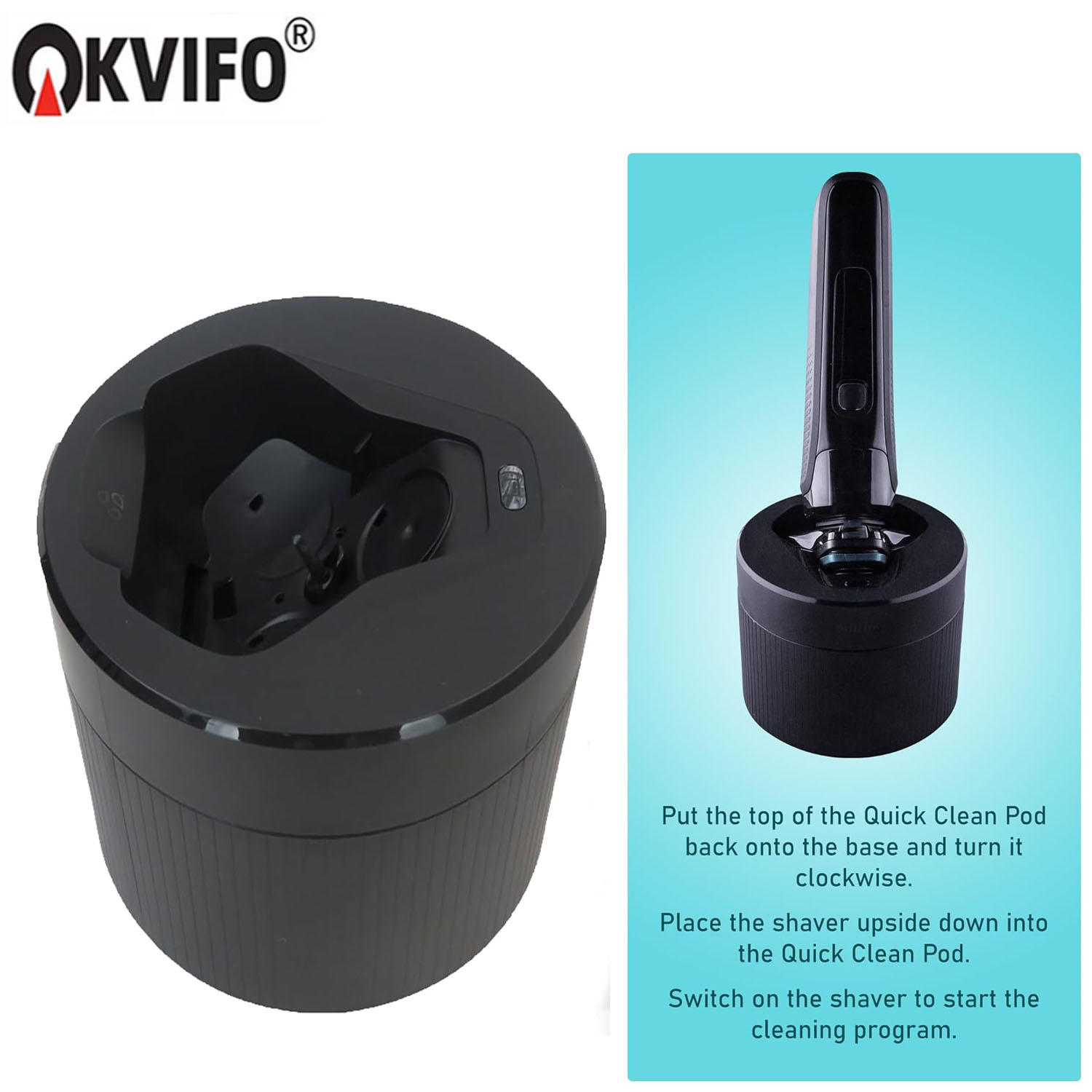 Smart Home Philips - แคปซูลทำความสะอาดแบบเปลี่ยนได้ ใช้ร่วมกับเครื่องโกนหนวด Philips รุ่นที่ 2 ซีรีส์