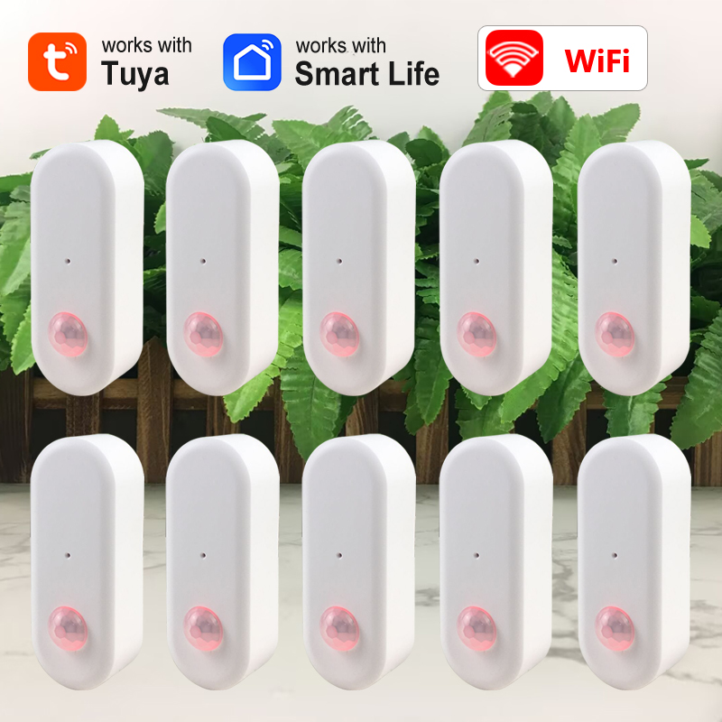Smart Home Wiser - ทูย่า ไวไฟ เซ็นเซอร์ตรวจจับความเคลื่อนไหว PIR เซ็นเซอร์ตรวจจับร่างกายมนุษย์ด้วยอินฟราเรด ควบคุมผ่านแอป