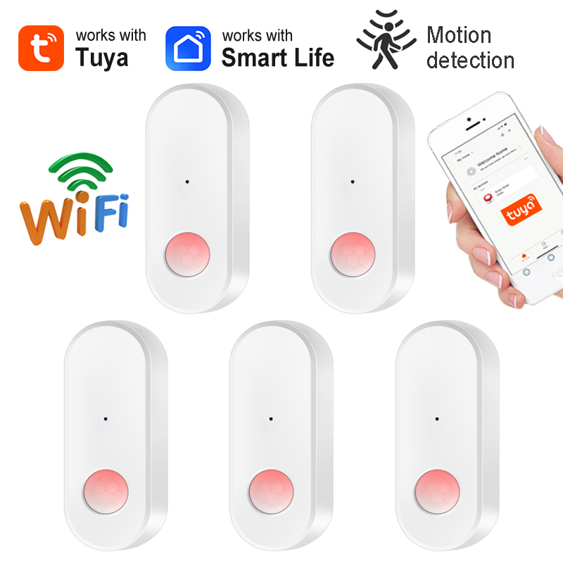 Smart Home Wiser - ทูย่า ไวไฟ เซ็นเซอร์ตรวจจับความเคลื่อนไหว PIR สมาร์ทโฮม เครื่องตรวจจับอินฟราเรดร่างกายมนุษย์