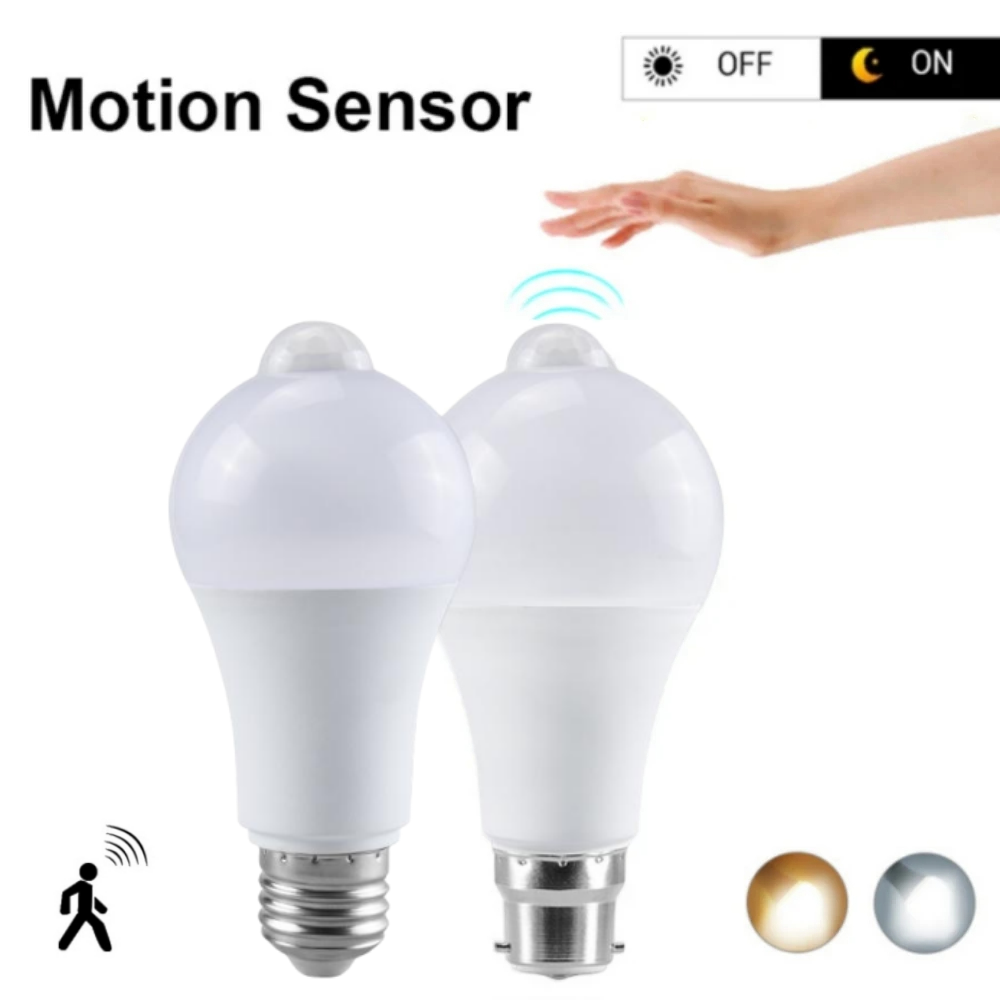 Smart Bulb - PIR Motion Sensor หลอดไฟ LED 12W