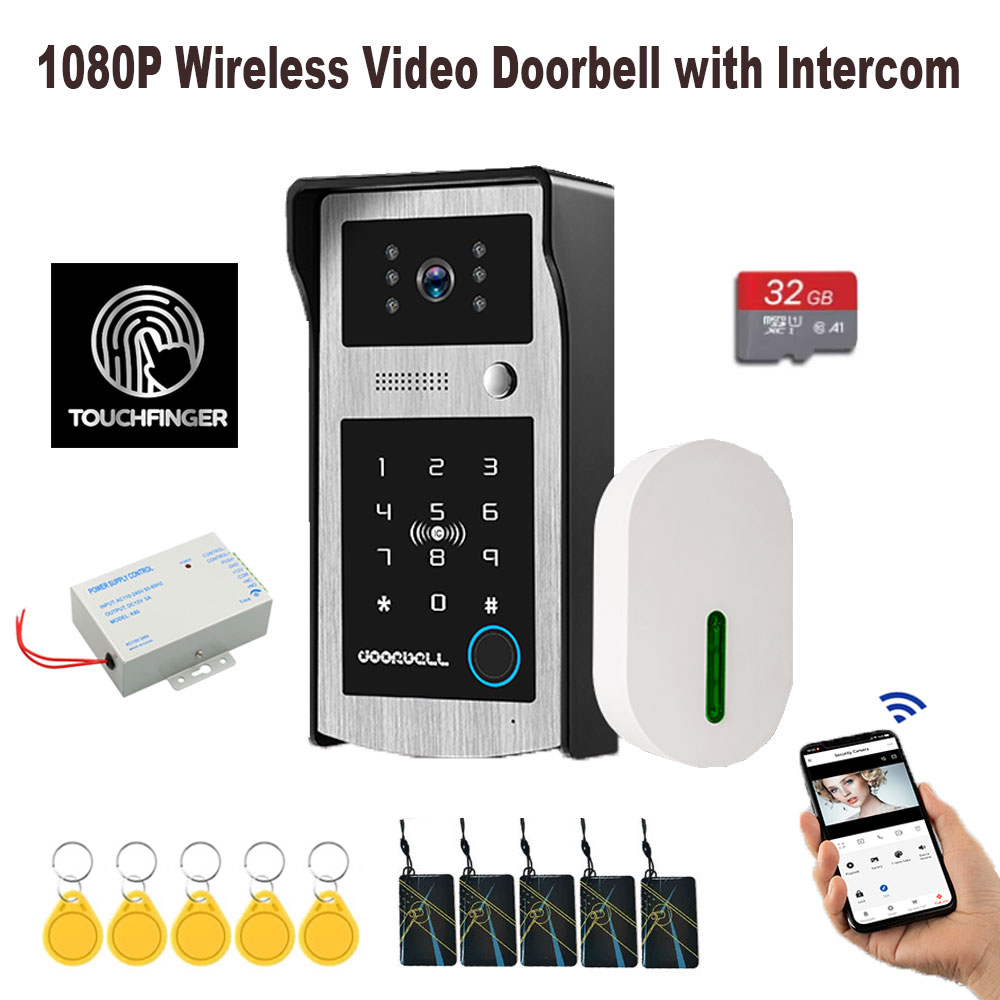 Smart Home Hikvision - ระบบอินเตอร์คอมวิดีโอประตูอัจฉริยะ Tuya Smart Wifi ความละเอียด 1080P