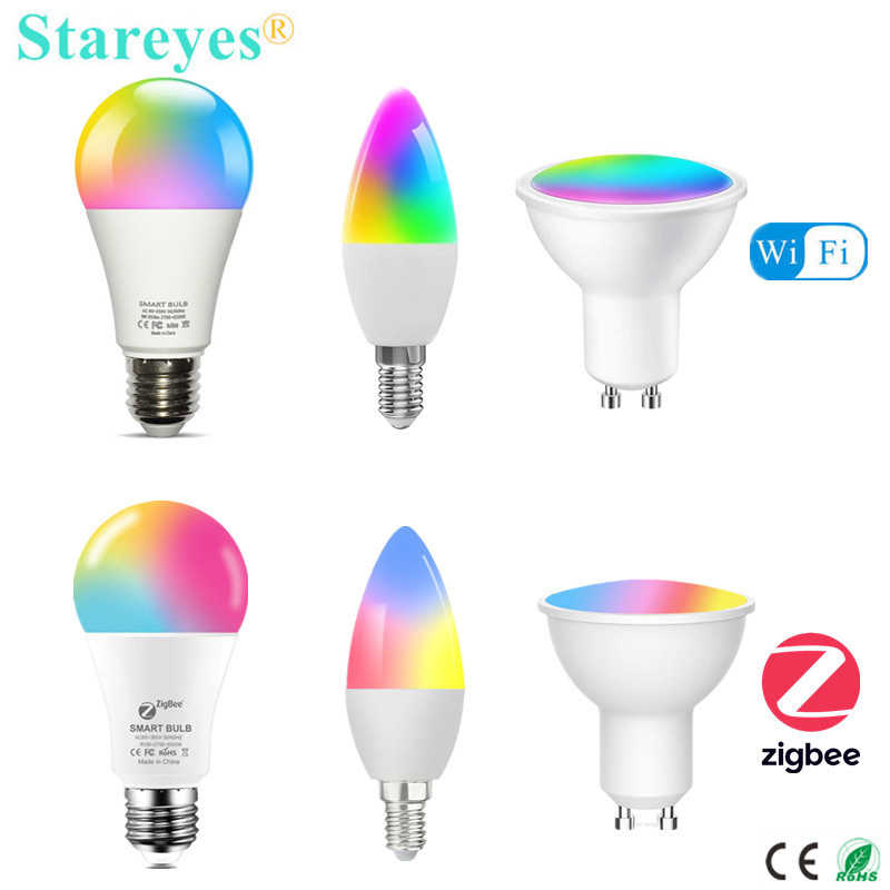 Smart Home Yellow - หลอดไฟ LED Tuya Smart WiFi Zigbee