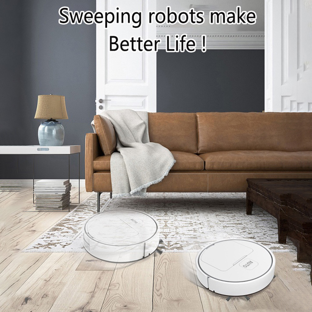 Vacuum Cleaner Smart Home - เครื่องดูดฝุ่นแบบถูพื้นเปียก ชาร์จ USB ได้ แรงดูด 1000Pa