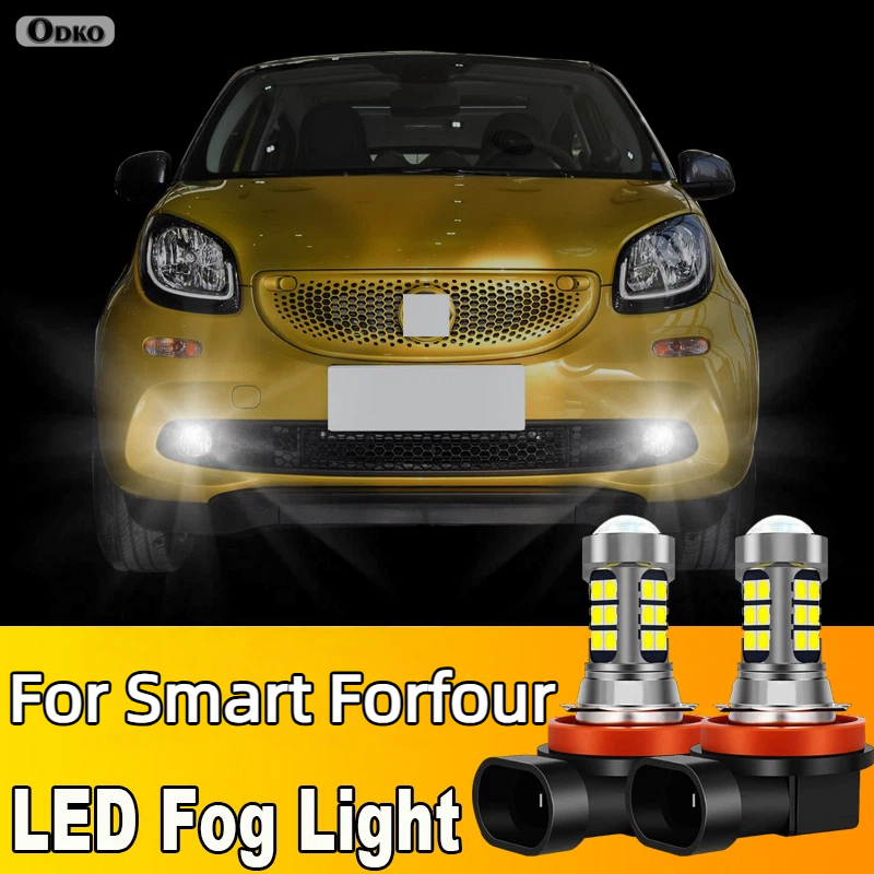 Smart Bulb - ไฟตัดหมอกหน้า 2 ชิ้นหลอดไฟ LED อุปกรณ์เสริมสำหรับสมาร์ท ฟอร์โฟร์