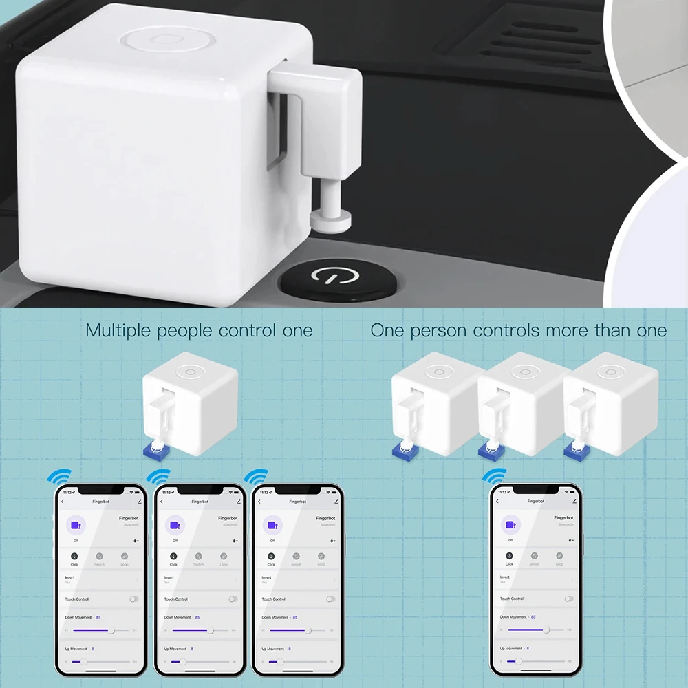 สมาร์ท ZigBee Fingerbot ไร้สาย - Smart Home Voice Assistant บทวิจารณ์และราคา