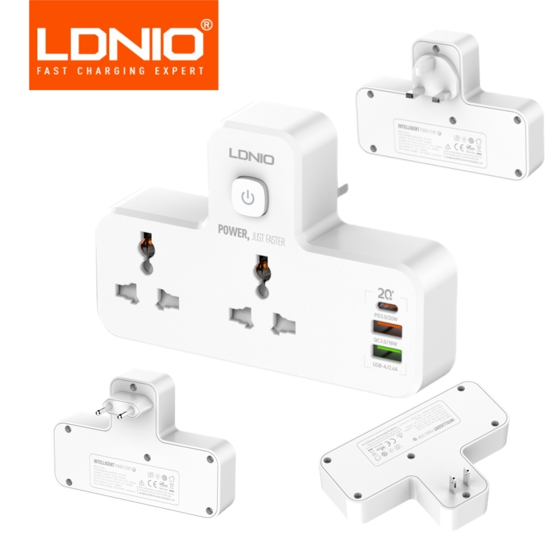 LDNIO ปลั๊กรางปลั๊ก 2500W อะแด - Smart Power Strip บทวิจารณ์และราคา