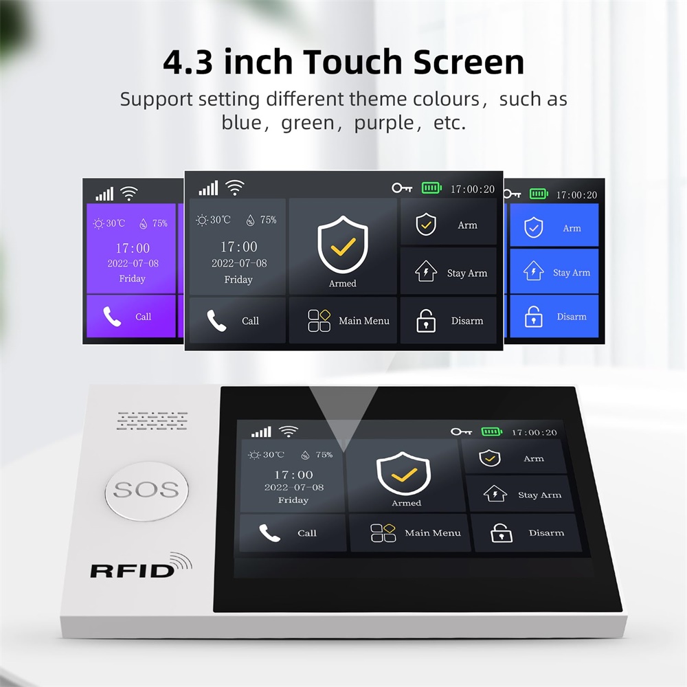 ระบบเตือนภัยอัจฉริยะ 2.4G WIFI - Smart Home Ecosystems บทวิจารณ์และราคา