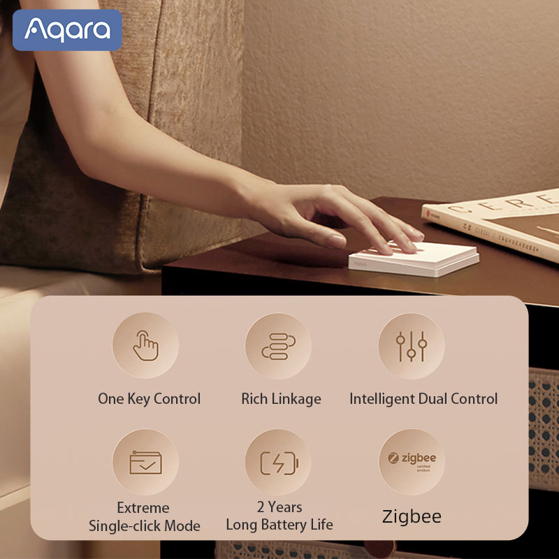 สวิตช์ไฟติดผนังอัจฉริยะ aqara  - Smart Home Os บทวิจารณ์และราคา