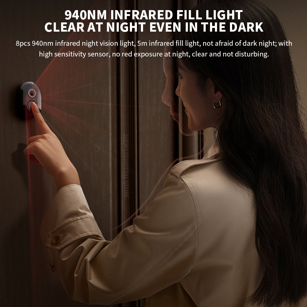 Xiaomi Smart Cat eye 2 WiFi ไร - Smart Home Video Doorbell Enhanced Security With Smart Doorbell บทวิจารณ์และราคา