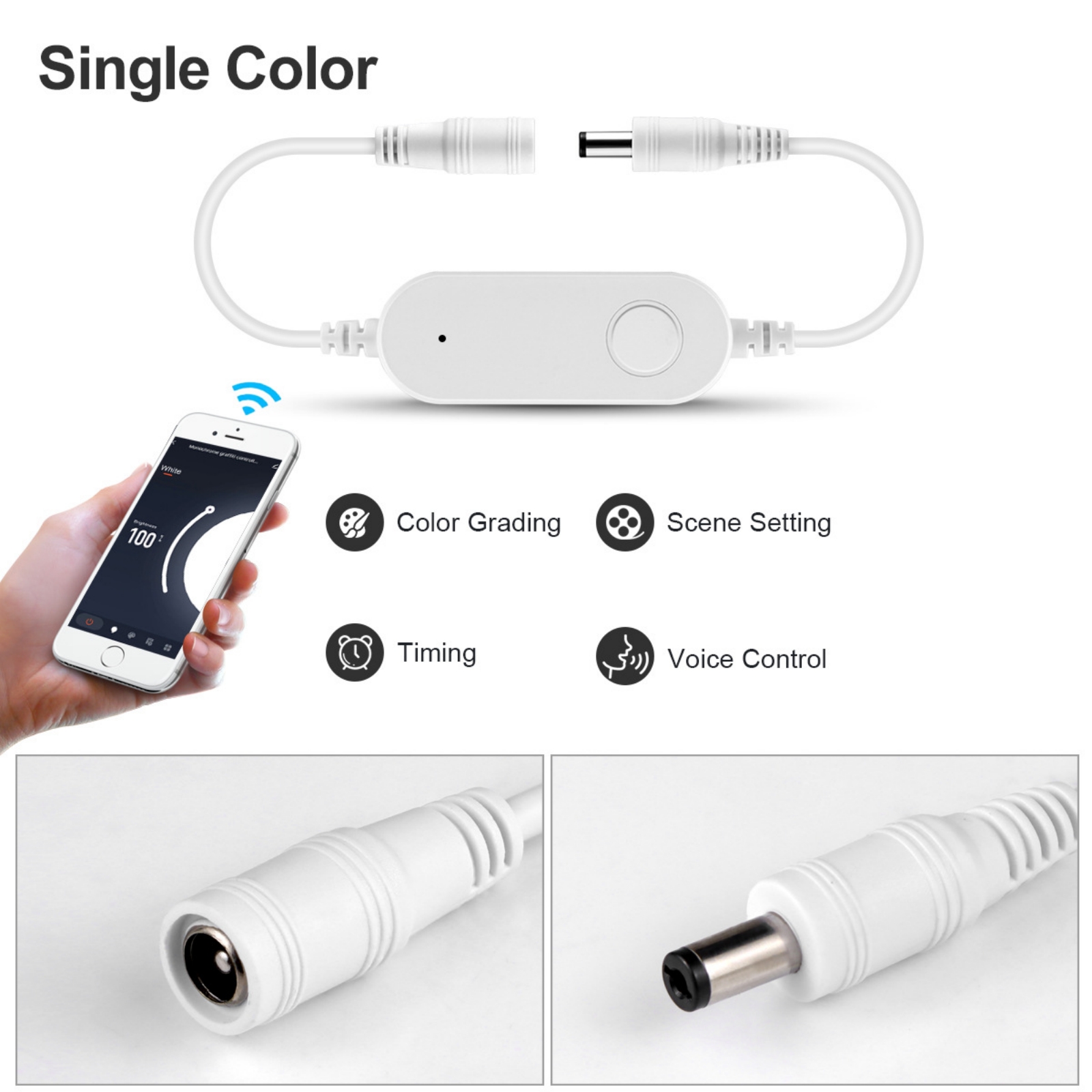 ตัวควบคุมไฟ LED Strip Tuya รุ่ - Smart Power Strip บทวิจารณ์และราคา