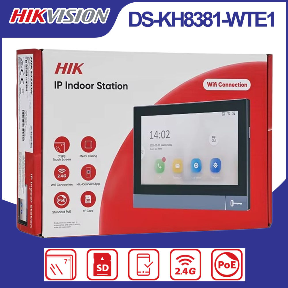 Hikvision DS-KH8381-WTE1 หน้าจ - Smart Home Hikvision บทวิจารณ์และราคา