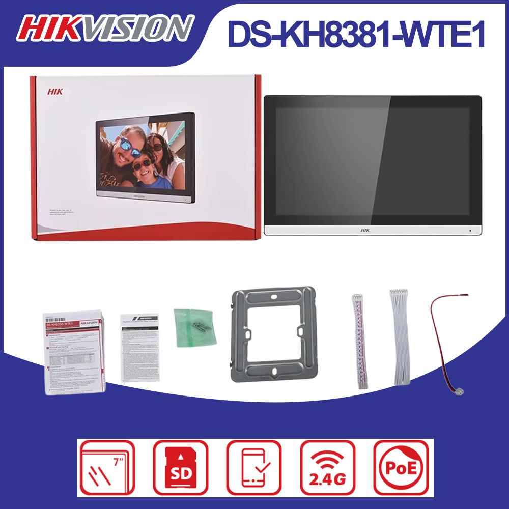 Hikvision DS-KH8381-WTE1 หน้าจ - Smart Home Hikvision บทวิจารณ์และราคา