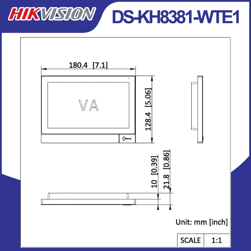 Hikvision DS-KH8381-WTE1 หน้าจ - Smart Home Hikvision บทวิจารณ์และราคา