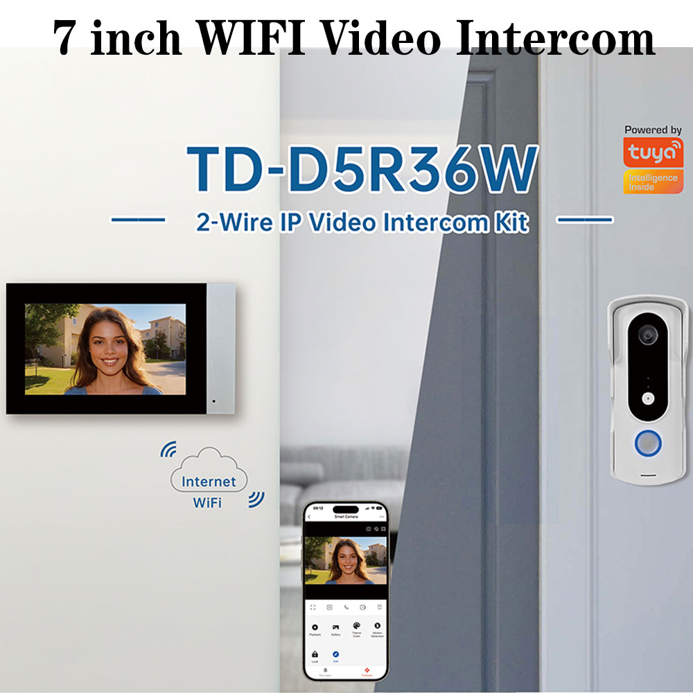 2 สายสมาร์ท Tuya WiFi 1080P วิ - Smart Home Video Doorbell Enhanced Security With Smart Doorbell บทวิจารณ์และราคา