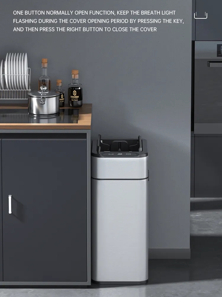 ถังขยะสแตนเลสอัจฉริยะมีเซ็นเซอ - Smart Home Junkie บทวิจารณ์และราคา