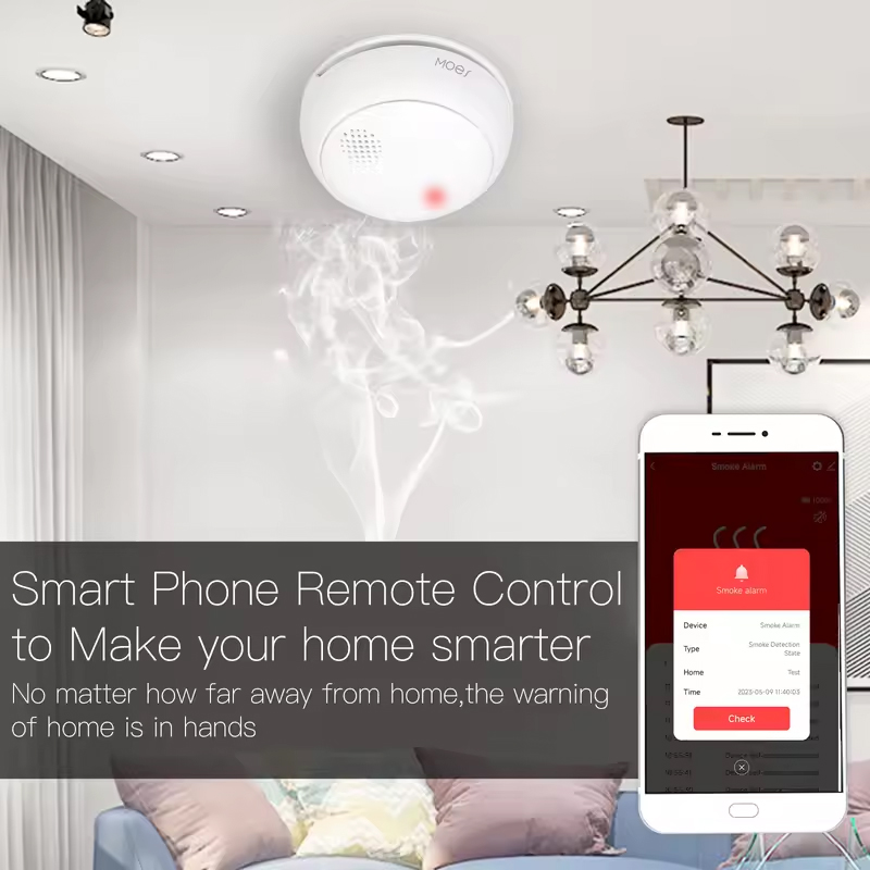 MOES ZigBee เครื่องตรวจจับควัน - Smart Home Kitchen บทวิจารณ์และราคา
