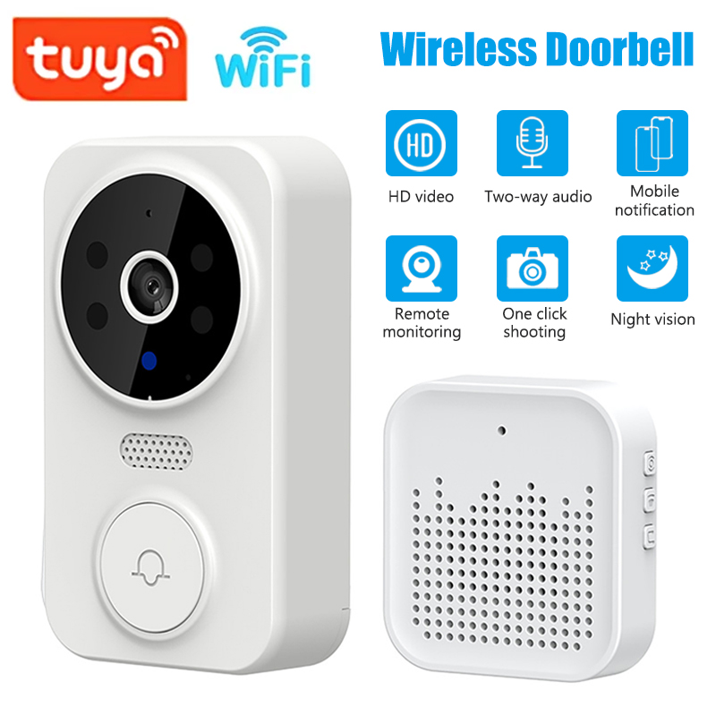 WiFi Smart Video Doorbell กล้อ - Smart Home Video Doorbell Enhanced Security With Smart Doorbell บทวิจารณ์และราคา