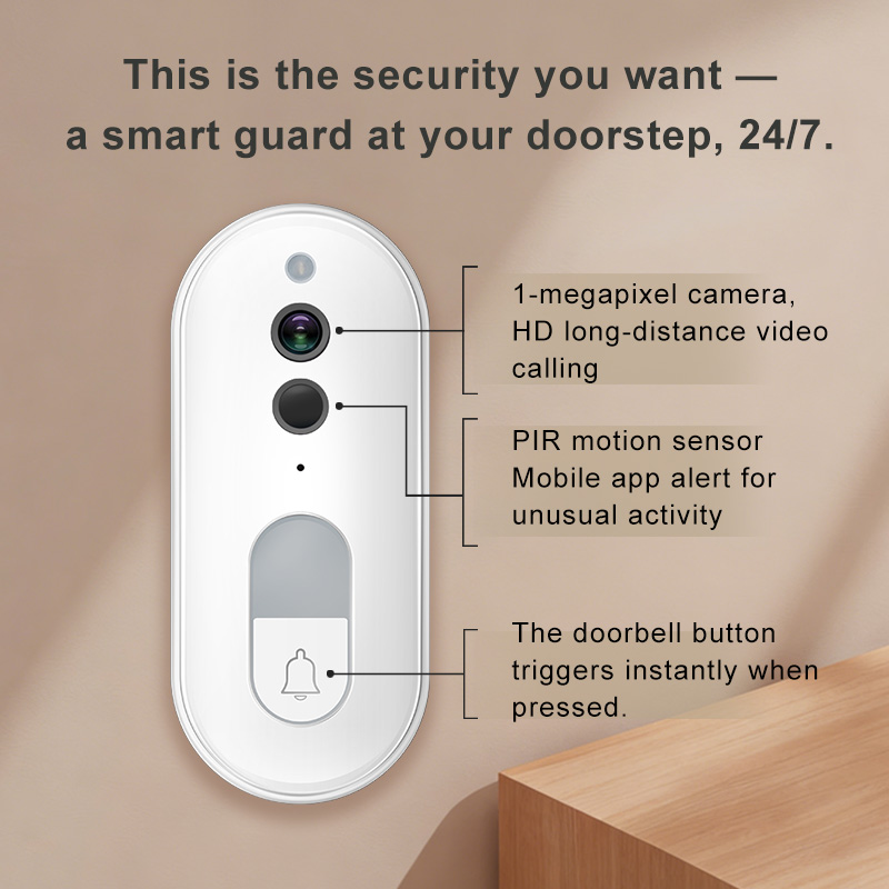 ทูย่าสมาร์ทวิดีโอกริ่งประตูไร้ - Smart Home Video Doorbell Enhanced Security With Smart Doorbell บทวิจารณ์และราคา