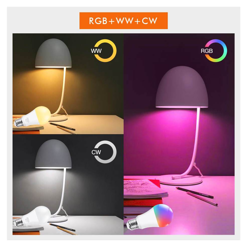 Tuya Wifi/บลูทูธสมาร์ทหลอดไฟ E - Smart Home Yellow บทวิจารณ์และราคา