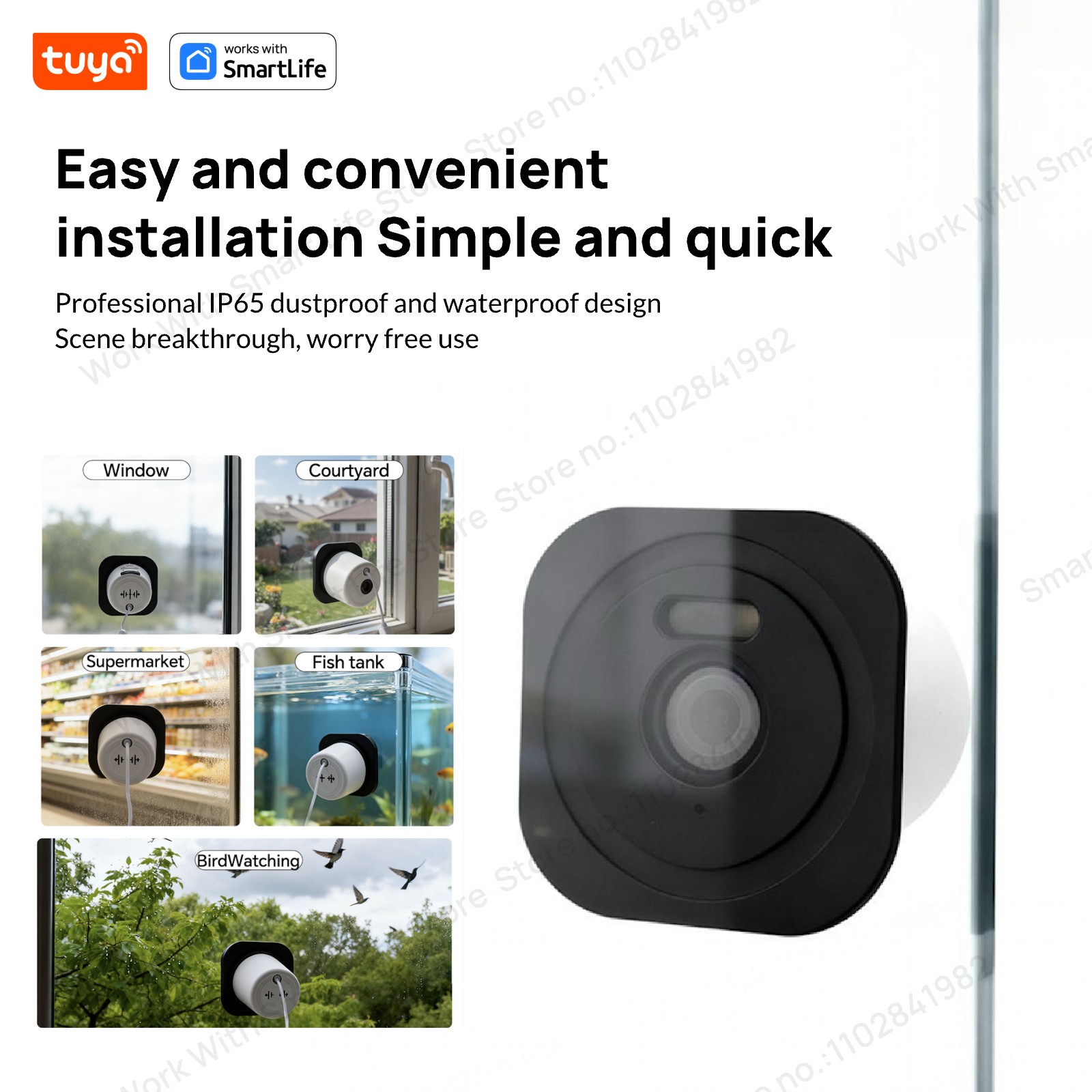 กล้องติดหน้าต่าง Tuya ความละเอ - Smart Home Os บทวิจารณ์และราคา