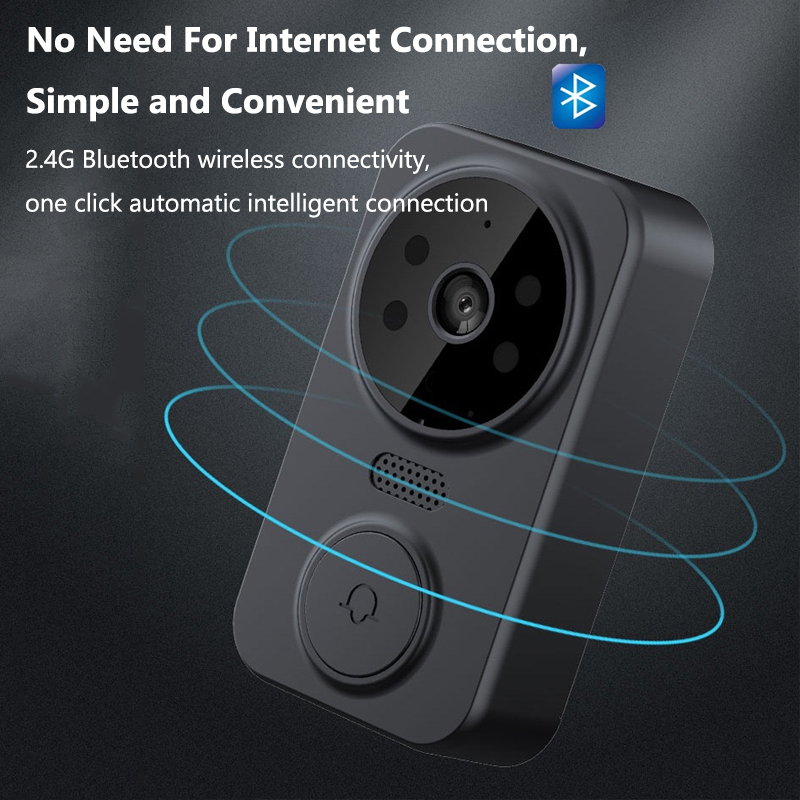กริ่งประตูวิดีโอไร้สาย WiFi ขน - Smart Home Video Doorbell Enhanced Security With Smart Doorbell บทวิจารณ์และราคา