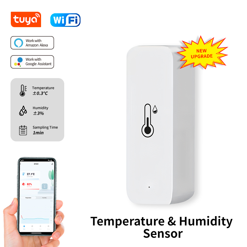 Tuya WiFi อุณหภูมิและความชื้นเ - Smart Home Voice Assistant บทวิจารณ์และราคา