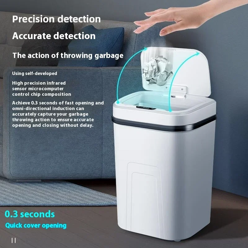 15L สมาร์ทถังขยะเซ็นเซอร์อัตโน - Smart Home Junkie บทวิจารณ์และราคา