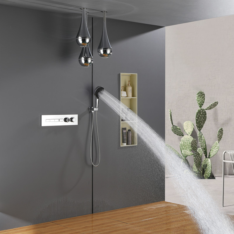 ฝักบัวอาบน้ำติดผนังแบบ LED รุ่ - Smart Home Kitchen บทวิจารณ์และราคา