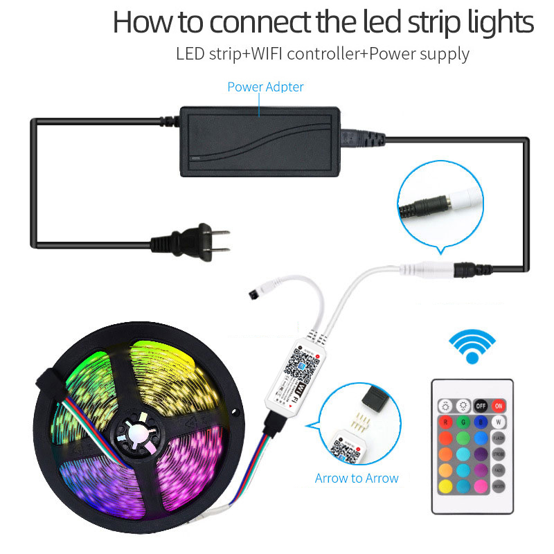 ชุดไฟ LED Strip Wifi 5M 10M 50 - Smart Home Yellow บทวิจารณ์และราคา