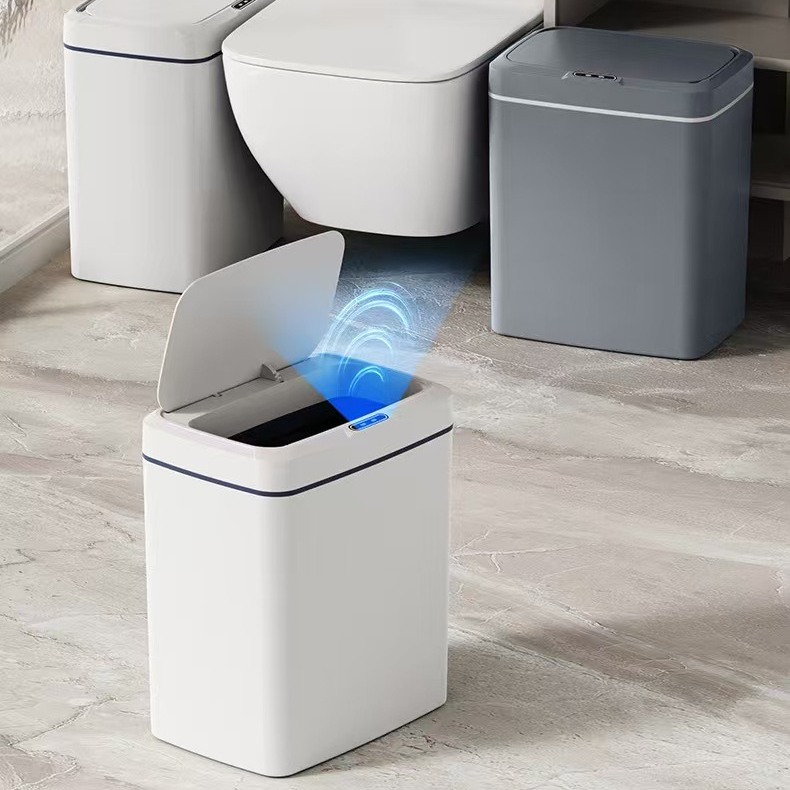 ถังขยะอัจฉริยะแบบไร้สัมผัสสีขา - Smart Home Junkie บทวิจารณ์และราคา