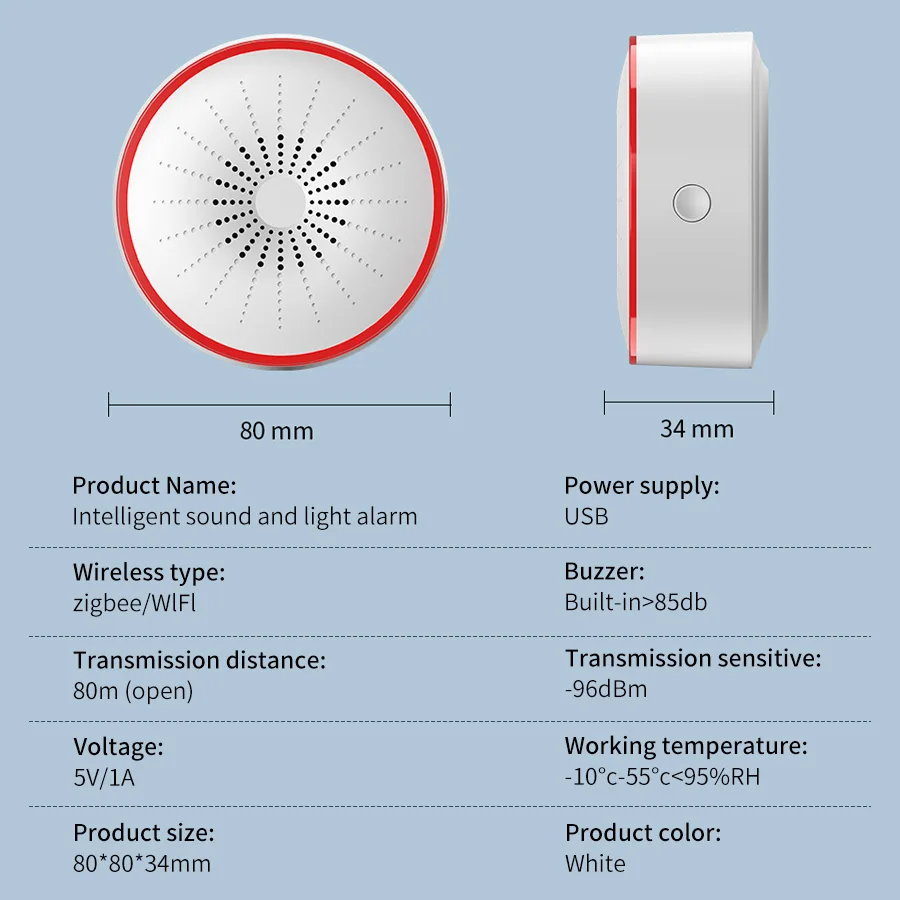 ทูย่า ไวไฟ ซิกบีไซเรนเตือนภัยอ - Smart Home Ecosystems บทวิจารณ์และราคา