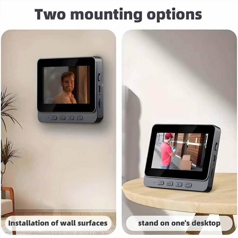 สมาร์ทวายฟาย 2.4G กริ่งประตูไร - Smart Home Video Doorbell Enhanced Security With Smart Doorbell บทวิจารณ์และราคา