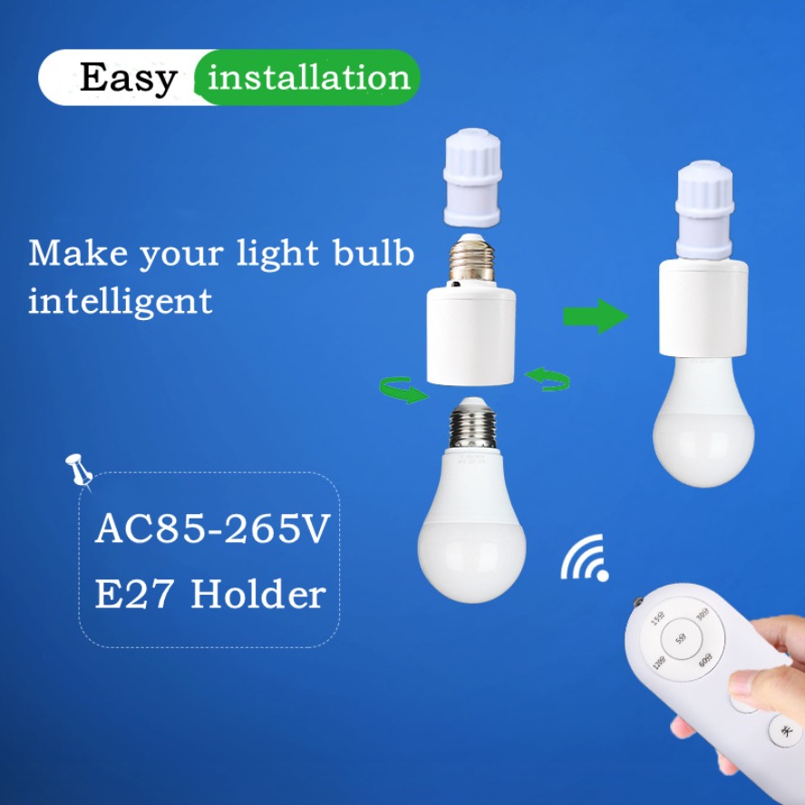 E27 60W รีโมทคอนโทรลไร้สายสมาร - Smart Bulb บทวิจารณ์และราคา