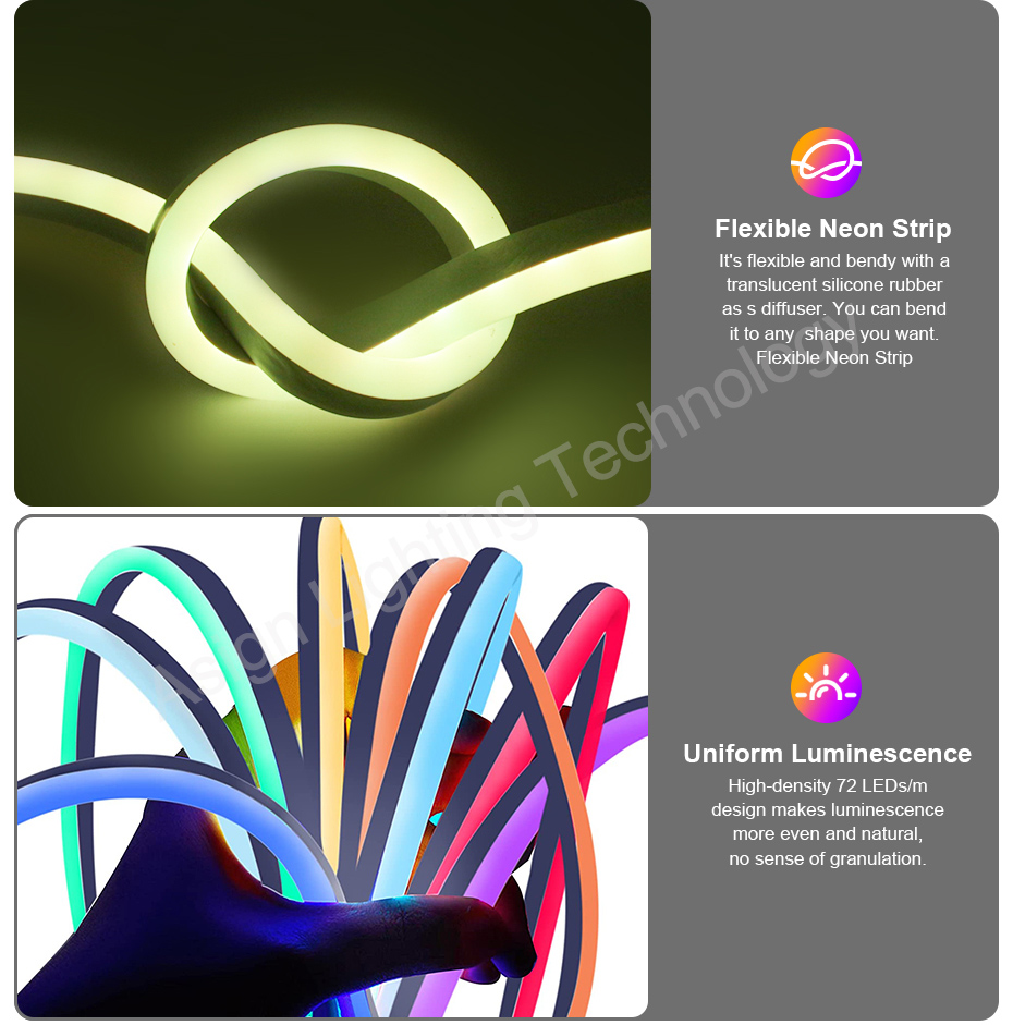 ไฟ LED RGB แบบเส้น 220V พร้อมป - Smart Power Strip บทวิจารณ์และราคา