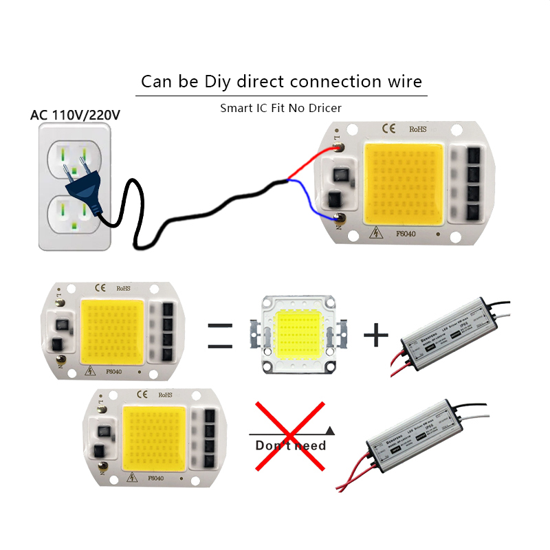 3000K 6000K LED COB ชิปลูกปัด2 - Smart Bulb บทวิจารณ์และราคา
