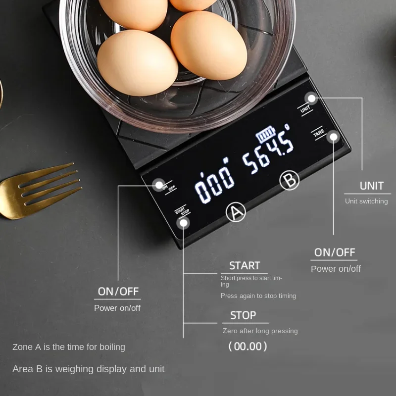 เครื่องชั่งกาแฟในครัวแบบชาร์จ  - Smart Home Utensils บทวิจารณ์และราคา