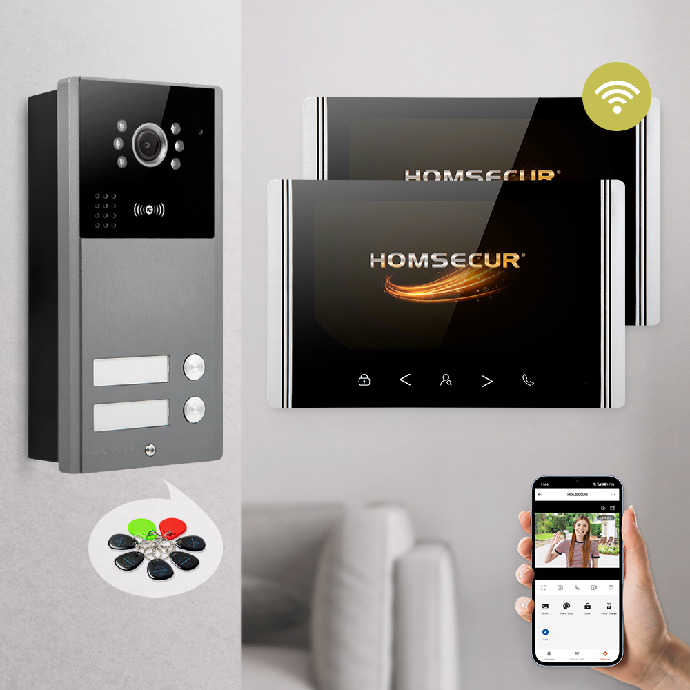 HOMSECUR 7 นิ้ว วิดีโออินเตอร์ - Smart Home Hikvision บทวิจารณ์และราคา